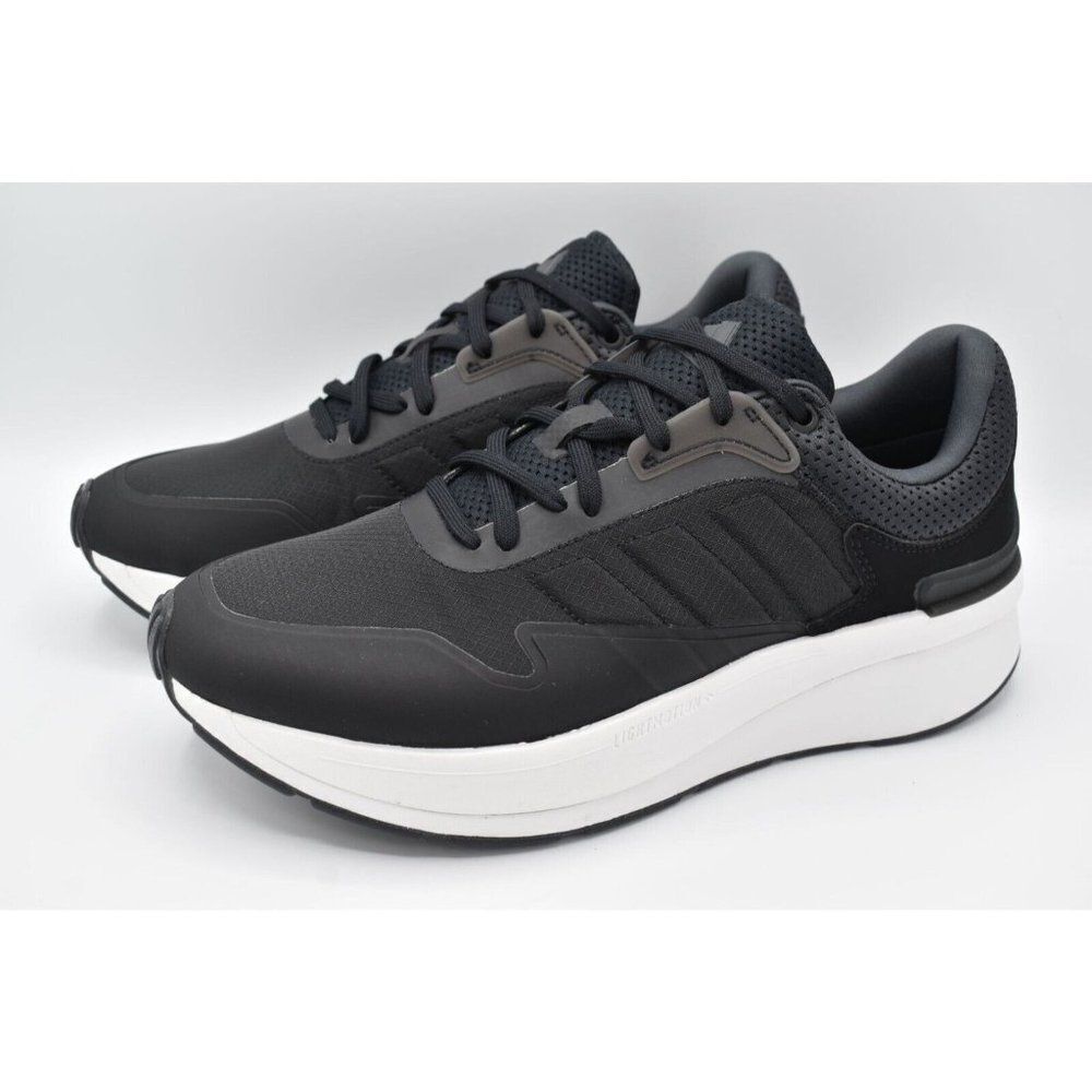 Adidas Mens Size 14 ZNCHILL LightMotion Black White Running Shoes Sneakers